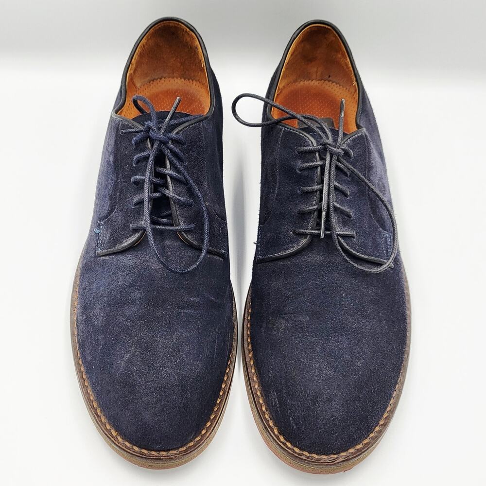 To Boot New York Adam Derrick Navy Blue Suede Derby Loafer Men’s Size 9.5